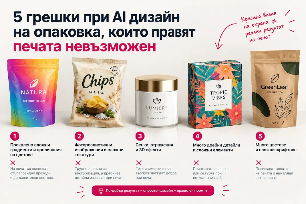 Блог 1 грешки при ИИ дизайн на опаковка